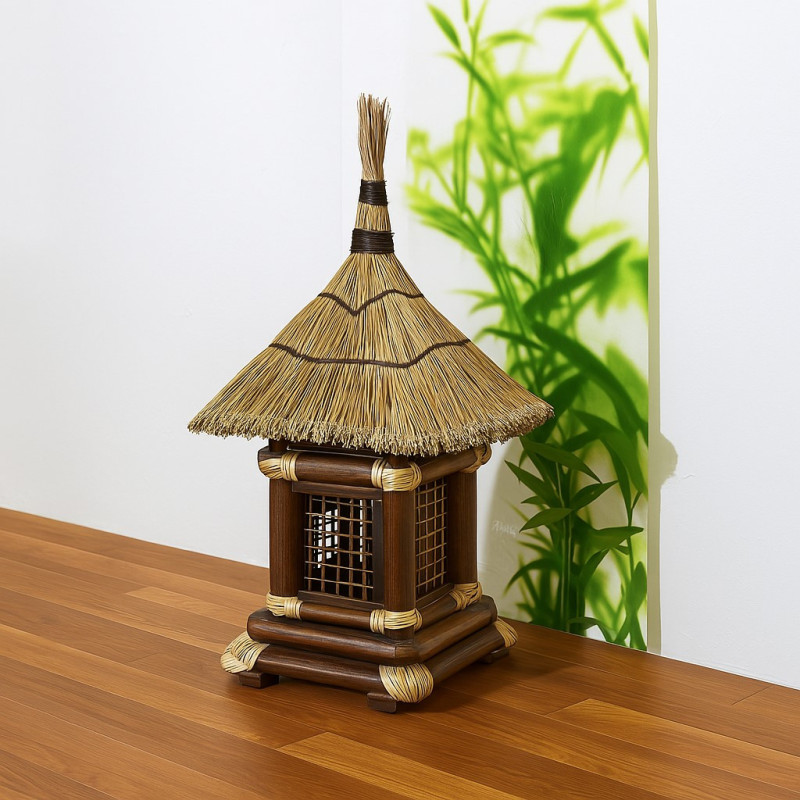 copie de Lampe pagode en bambou