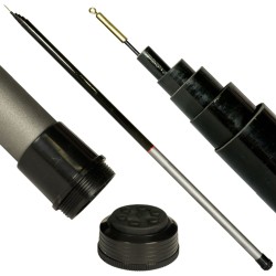 Mât pour drapeau télescopique en différentes longueurs – résistant aux intempéries