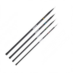 Asta telescopica in GFK con kit ad arco in due parti