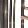 Tige en bambou noir (Wulung) Ø 7–8 cm de Java – bambou brun foncé d’Indonésie