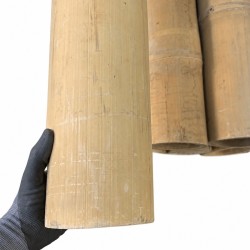 Tube en bambou Giant Ø 13–14 cm – tube en bambou extra-large d’Indonésie